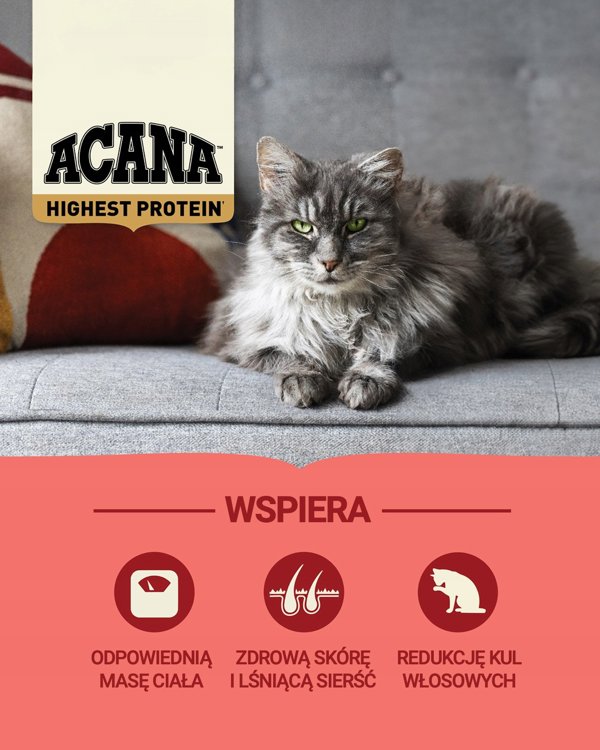 Acana ACANA Highest Protein Indoor Cat 4,5kg