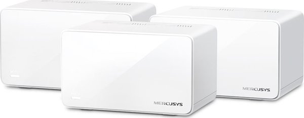 Access Point Mercusys MERCUSYS Halo H90X(3-pack) WiFi6 Mesh (AX6000,2,4GHz/5GHz,1x2,5GbELAN/WAN,2xGbELAN/WAN)
