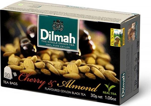 Actis Dilmah Κεράσι και Αμύγδαλο EX20 τσάι με ετικέτα