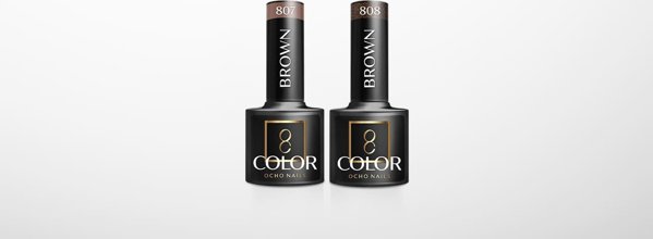 Activeshop OCHO NAILS Lakier hybrydowy brown 807 -5 g