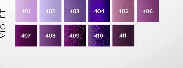 Activeshop OCHO NAILS Lakier hybrydowy violet 411 -5 g