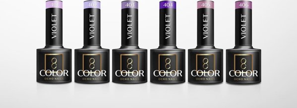 Activeshop OCHO NAILS Lakier hybrydowy violet 411 -5 g