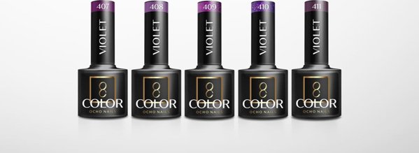 Activeshop OCHO NAILS Lakier hybrydowy violet 411 -5 g