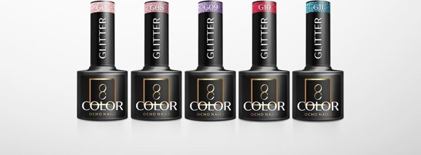 Activeshop OCHO NAILS Lakier hybrydowy glitter G03 -5 g