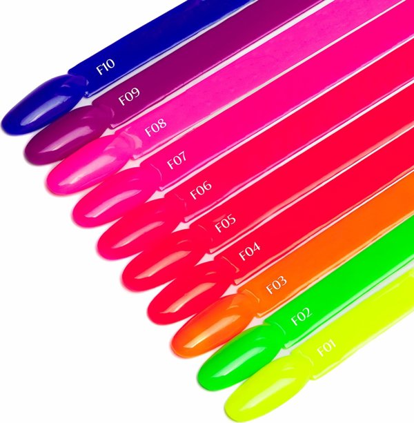 Activeshop OCHO NAILS Lakier hybrydowy fluo F03 -5 g