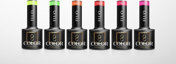 Activeshop OCHO NAILS Lakier hybrydowy fluo F03 -5 g