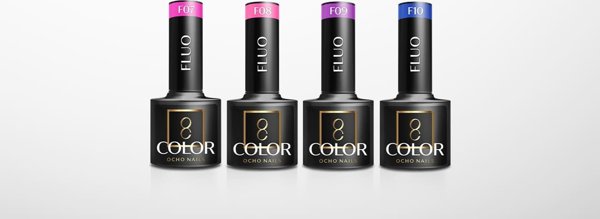 Activeshop OCHO NAILS Lakier hybrydowy fluo F03 -5 g