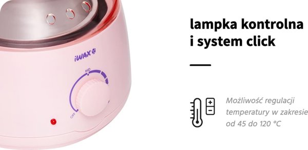 Activeshop Θερμαντήρας Κεριού iWAX 100 Ροζ για Αποτρίχωση