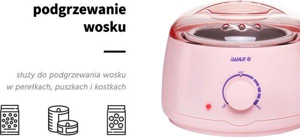 Activeshop Θερμαντήρας Κεριού iWAX 100 Ροζ για Αποτρίχωση