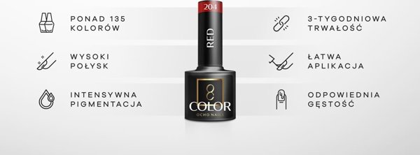 OCHO NAILS Υβριδικό Βερνίκι Νυχιών 313 Ροζ 5g - Activeshop