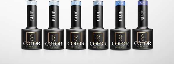 Activeshop OCHO NAILS Lakier hybrydowy blue 502 -5 g