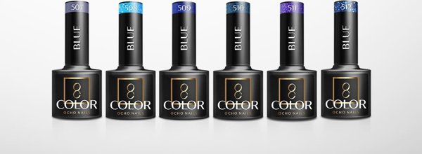 Activeshop OCHO NAILS Lakier hybrydowy blue 502 -5 g