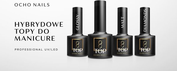 Activeshop OCHO NAILS Top hybrydowy Diamonds no wipe 110 -5 g