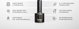 Activeshop OCHO NAILS Top hybrydowy Diamonds no wipe 110 -5 g