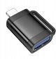 Adapter OTG Lightning do USB A Hoco UA31A czarny