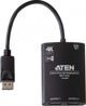Aten VS92DP 2-Port True 4K DisplayPort MST Hub - Προσαρμογέας DisplayPort σε 2x DisplayPort Μαύρος