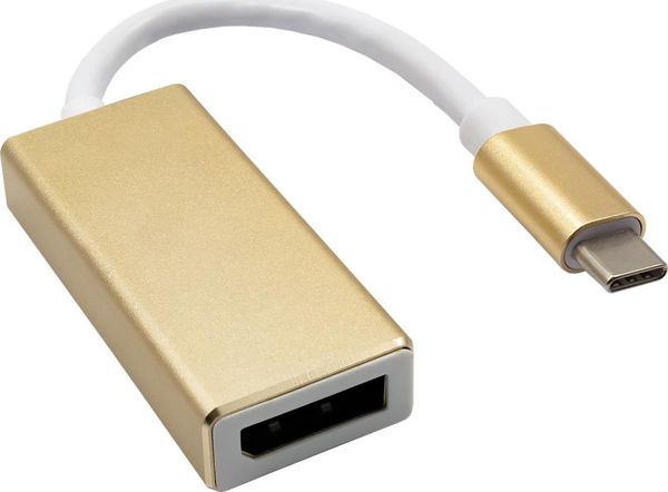 Adapter USB Akyga USB-C - DisplayPort Zloty (AK-AD-56)