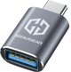 Graugear G-AD-ATC-10G-2 Προσαρμογέας USB 3.2 Gen2 Type-A σε Type-C, Γκρι, 10 Gbit/s