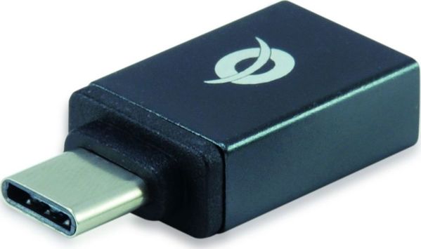 Conceptronic Προσαρμογέας USB-C σε USB 3.0 DONN03G, Γωνιακός Αντάπτορας, Μαύρο