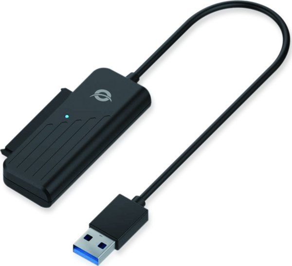 Conceptronic ABBY01B Προσαρμογέας USB 3.0 σε SATA, Καλώδιο Μετατροπής, Μαύρο