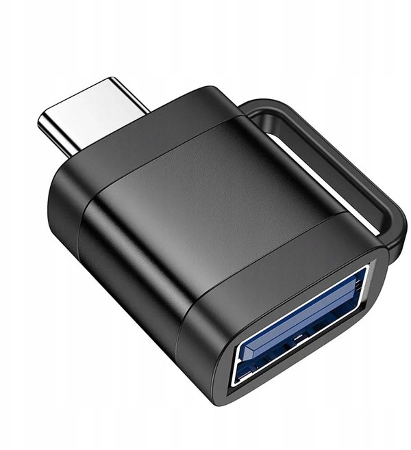 Adapter OTG USB C do USB A Hoco 3A UA31C czarny