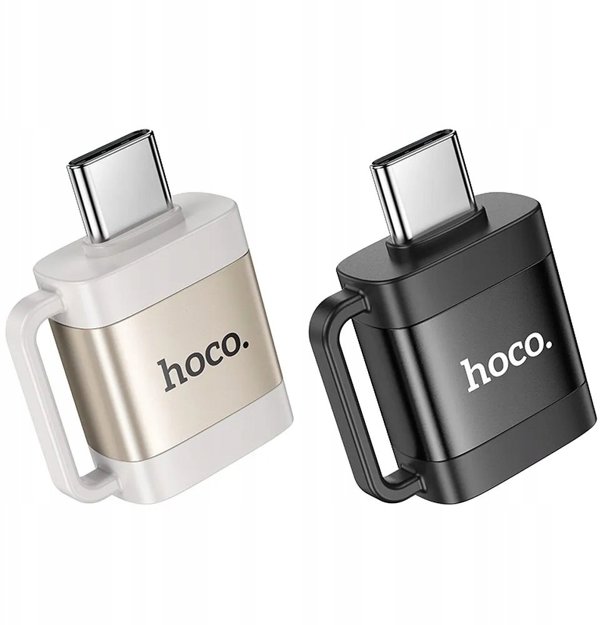 Adapter OTG USB C do USB A Hoco 3A UA31C czarny