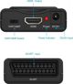 Techly Μετατροπέας Scart σε HDMI, Αντάπτορας Αναλογικού Βίντεο σε Ψηφιακό, Μαύρο (IDATA SCART-HDMI3)