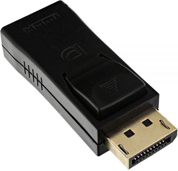 InLine Αντάπτορας DisplayPort σε HDMI, Male to Female, Full HD 1080p, Μαύρο (17198J)