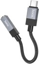 Adapter AUX USB C (meski) do Jack 3,5 mm (zenski) Hoco UPA32C czarny