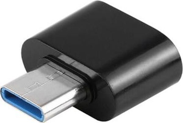 NoName Προσαρμογέας USB-C σε USB 3.0, Γωνιακός Αντάπτορας, Μαύρο