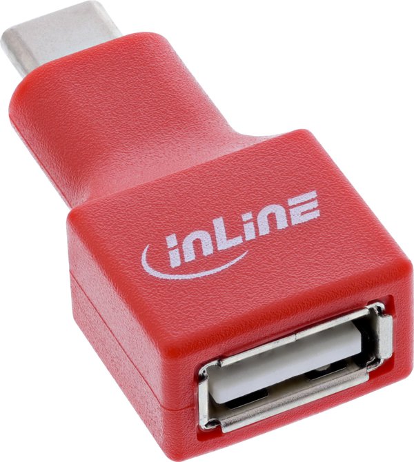 Canyon USB-C σε USB-A Data Blocker Adapter, Προσαρμογέας Φόρτισης 5V 1.5A, Μαύρο