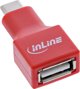 Canyon USB-C σε USB-A Data Blocker Adapter, Προσαρμογέας Φόρτισης 5V 1.5A, Μαύρο