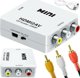 Retoo Μετατροπέας AV RCA (Cinch) x3 σε HDMI (Λευκό) (E377)
