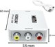 Retoo Μετατροπέας AV RCA (Cinch) x3 σε HDMI (Λευκό) (E377)