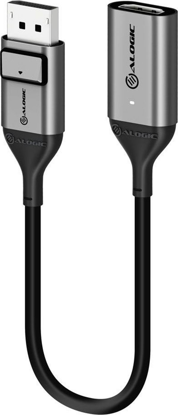 Alogic DisplayPort σε HDMI Active Adapter, 4K, Γκρι (ULDPHDA-SGR)