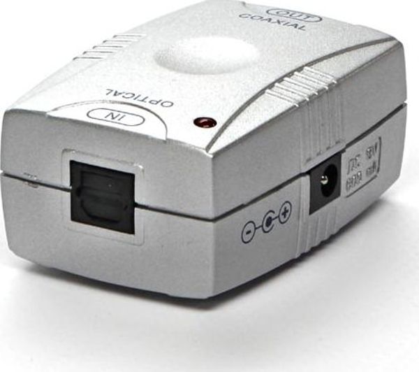 Red Fighter Ψηφιακός Μετατροπέας Ήχου Toslink σε RCA (Cinch) - Ασημί