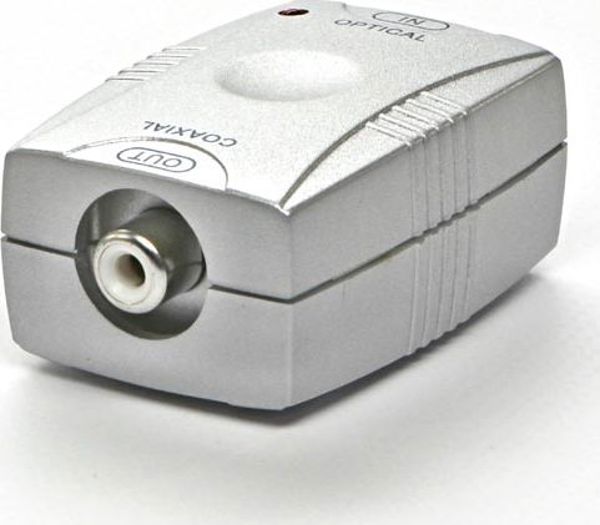 Red Fighter Ψηφιακός Μετατροπέας Ήχου Toslink σε RCA (Cinch) - Ασημί