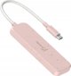 Adapter USB j5create JCH341ER USB 3.2 Gen 1 Type-C 10000 Mbit/s rozowy