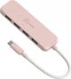 Adapter USB j5create JCH341ER USB 3.2 Gen 1 Type-C 10000 Mbit/s rozowy