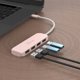 Adapter USB j5create JCH341ER USB 3.2 Gen 1 Type-C 10000 Mbit/s rozowy
