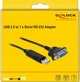 Delock Προσαρμογέας USB 2.0 σε Σειριακή RS-232 DB9, Αρσενικό