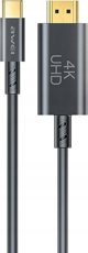 Awei CL-212T Αντάπτορας USB-C σε HDMI 4K 30Hz, Καλώδιο Μεταφοράς Εικόνας, Μαύρο