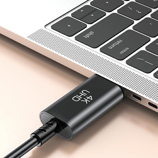 Awei CL-212T Αντάπτορας USB-C σε HDMI 4K 30Hz, Καλώδιο Μεταφοράς Εικόνας, Μαύρο