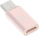 Hoco Προσαρμογέας USB-C σε Micro USB, Αλουμίνιο, Ροζ, 6957531031253