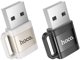 Adapter OTG USB A do USB C Hoco 3A UA31D czarny