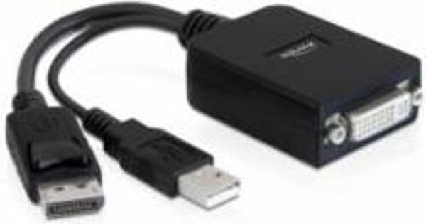 Adapter AV Delock DisplayPort - DVI-I czarny (61855)