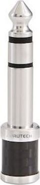 Furutech ADL Προσαρμογέας Ήχου Jack 3.5mm σε Jack 6.3mm, Επιχρυσωμένο Γωνιακό Βύσμα, Μαύρο