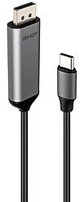 Lindy Αντάπτορας USB Type-C σε DisplayPort 43504, 2m, Γκρι
