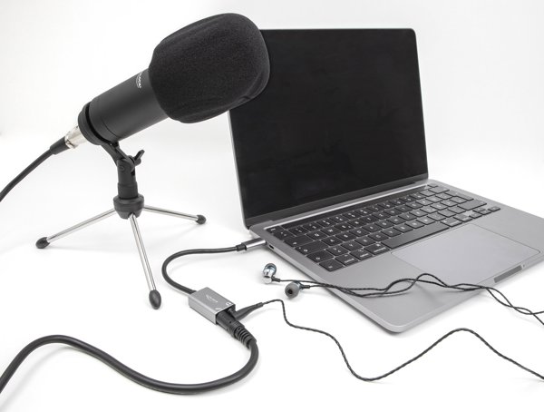 Delock Εξωτερική Κάρτα Ήχου USB-C σε 2x 3.5mm Jack, Plug & Play Audio Adapter