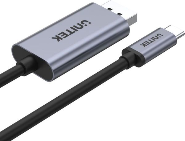 Unitek Προσαρμογέας USB-C σε DisplayPort 4K 60Hz Ultra HD (V1409A) - Μαύρο